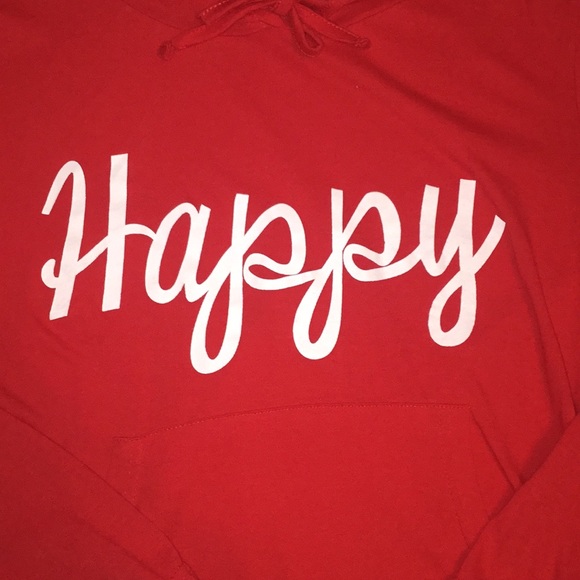 Hooded ‘Happy’ Lon Sleeve Tee - Picture 2 of 3